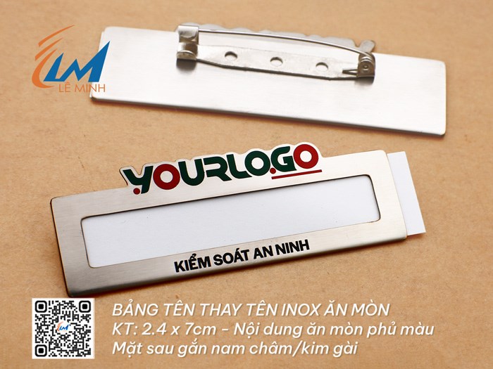 BẢNG TÊN THAY TÊN INOX ĂN MÒN