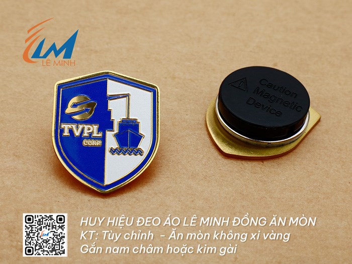 HUY HIỆU ĐỒNG ĂN MÒN TÙY CHỈNH THEO YÊU CẦU