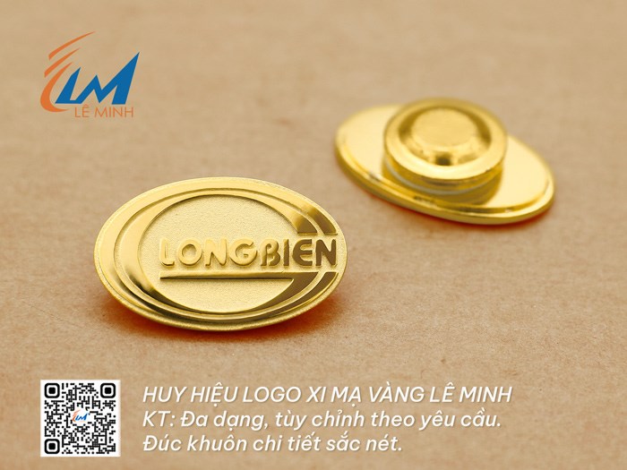 HUY HIỆU LOGO ĐÚC VÀ XI MẠ VÀNG