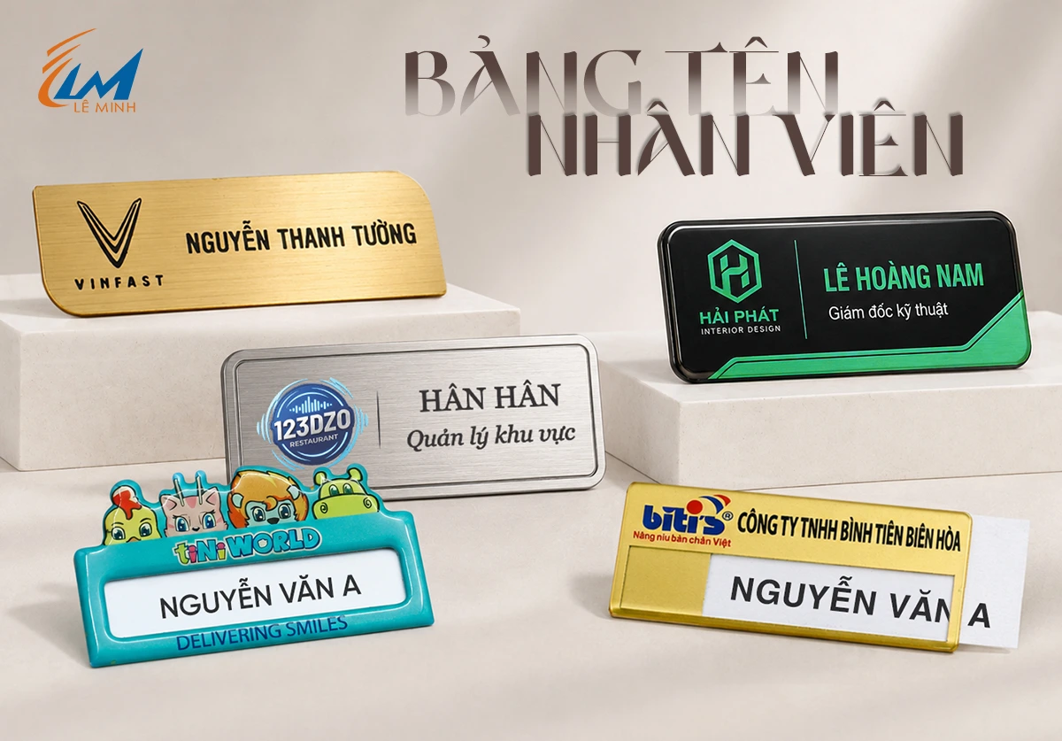 Các Loại Bảng Tên Công Ty Phổ Biến Và Cách Lựa Chọn Phù Hợp